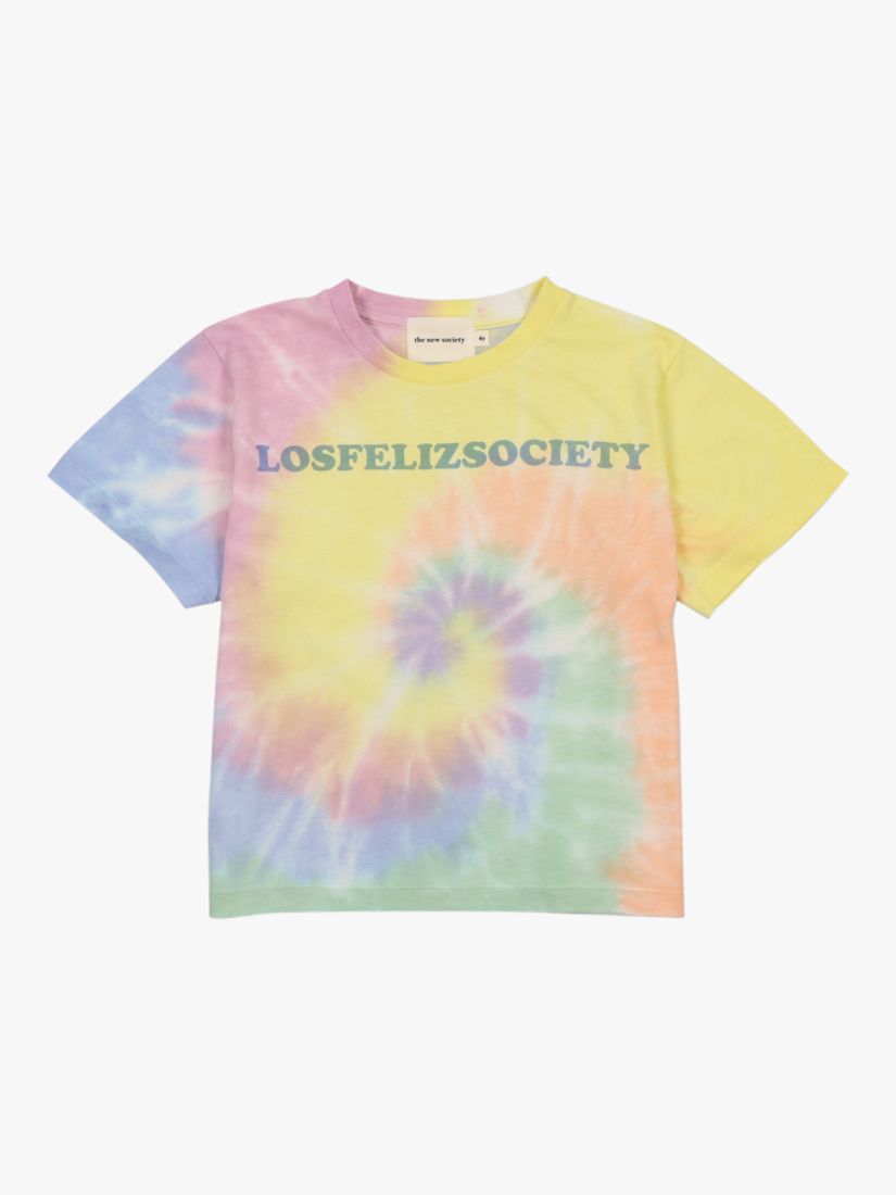 Buy The New Society Kids' Wildshire Tie Dye T-Shirt, Multi Online at johnlewis.com
