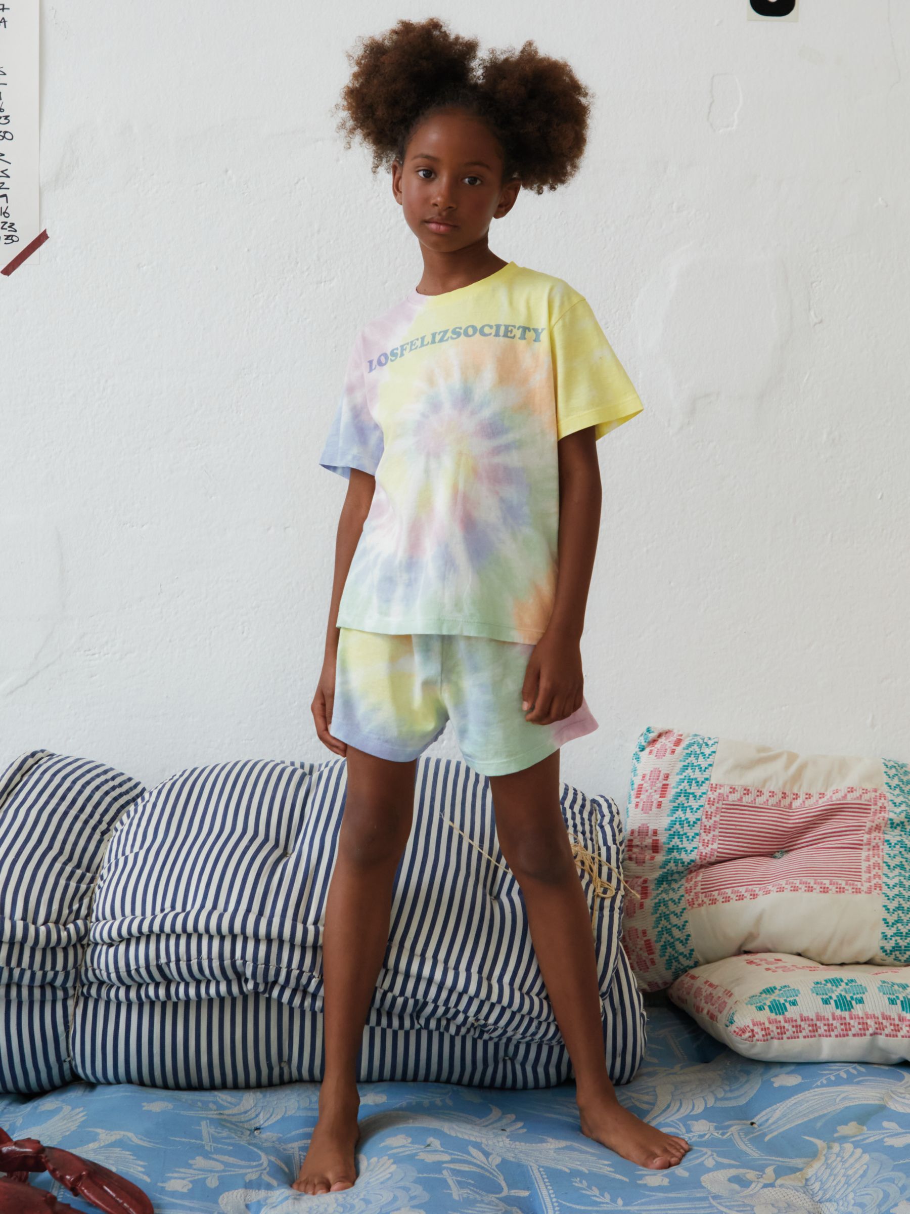 Buy The New Society Kids' Wildshire Tie Dye T-Shirt, Multi Online at johnlewis.com