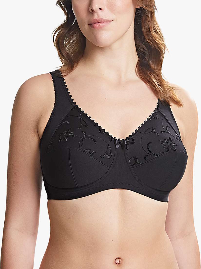 Buy Royce Grace Non-Padded Non-Wired Bra, Black Online at johnlewis.com