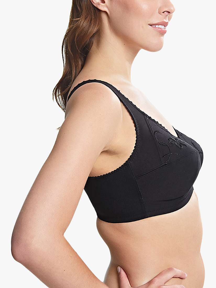 Buy Royce Grace Non-Padded Non-Wired Bra, Black Online at johnlewis.com