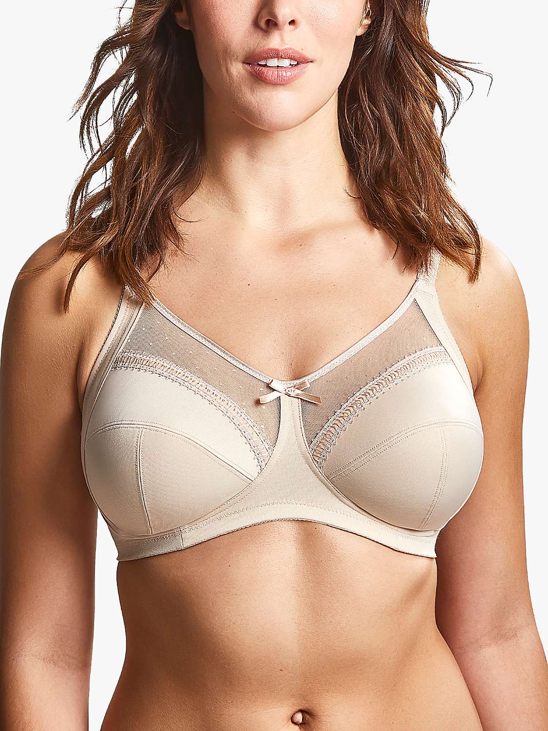 Royce Charlotte Fuller Cup Non-Wired Bra, Black at John Lewis