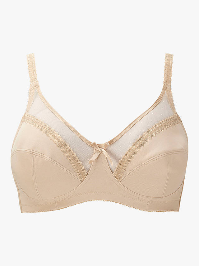 Royce Charlotte Fuller Cup Non-Wired Bra, Beige