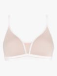 Royce Posie Moulded T-Shirt Non-Wired Bras, Pack of 2, Blush/Grey