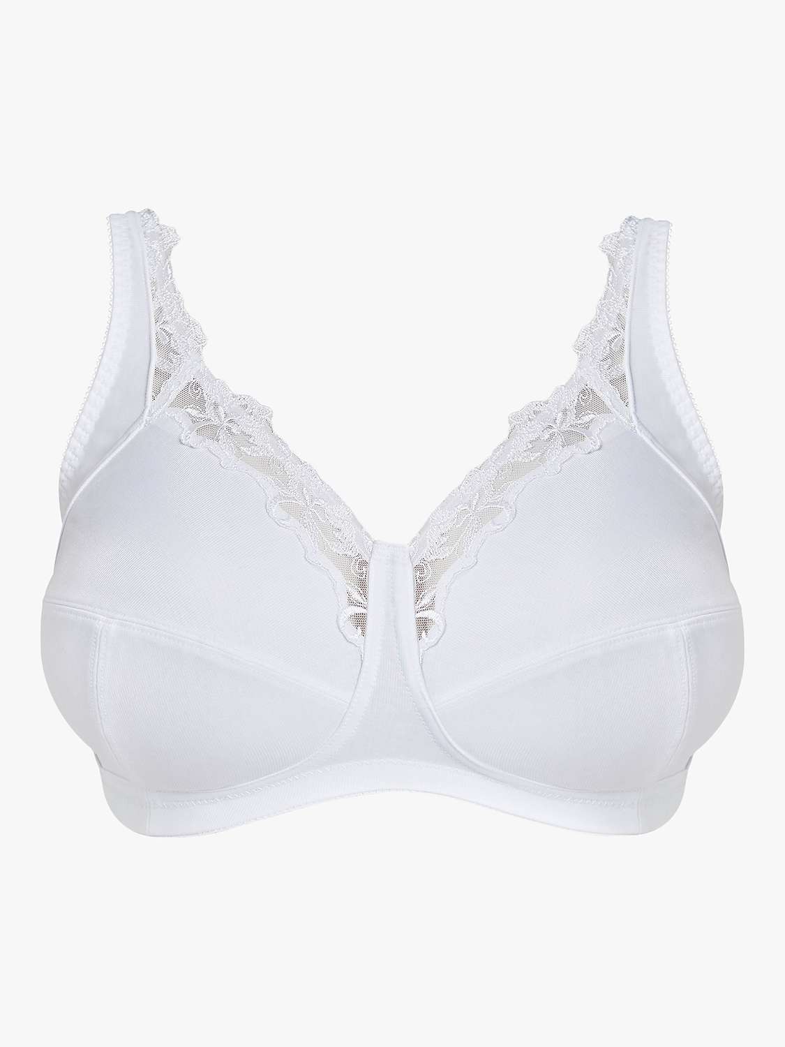 Buy Royce Robyn Non-Wired Full Cup Bra, White Online at johnlewis.com
