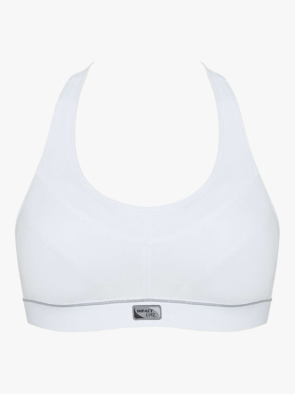 Buy Royce Impact Free Petite Non-Wired Sports Bra, White Online at johnlewis.com