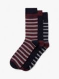 Crew Clothing Three Pack Bamboo Socks, Pack of 3, Navy Blue