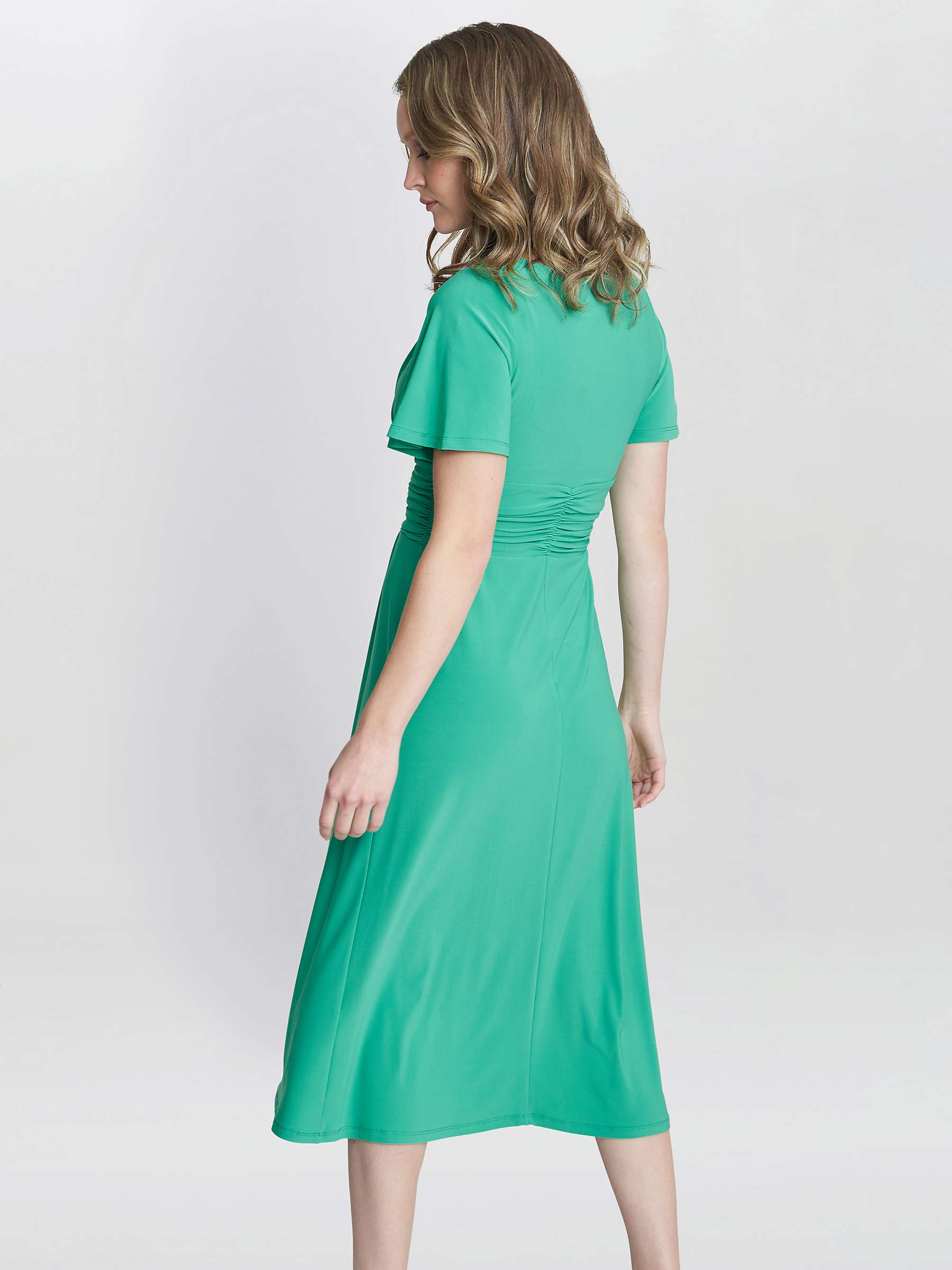 Buy Gina Bacconi Frieda Jersey Wrap Dress, Jade Online at johnlewis.com