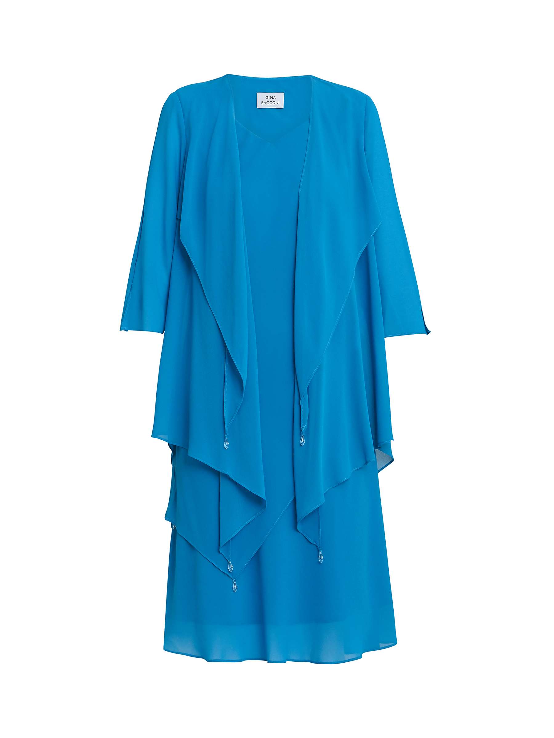 Buy Gina Bacconi Rita Two Piece Jacket and Dress, Blue Online at johnlewis.com