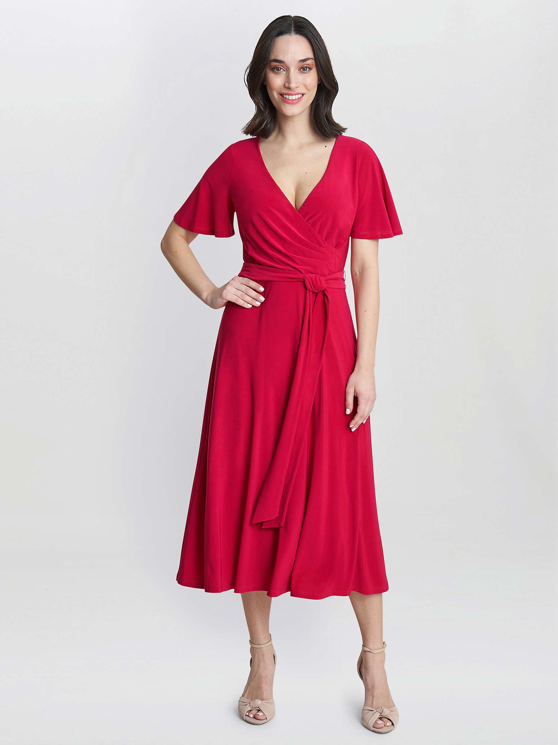 Buy Gina Bacconi Donna Wrap Effect Jersey Dress Online at johnlewis.com
