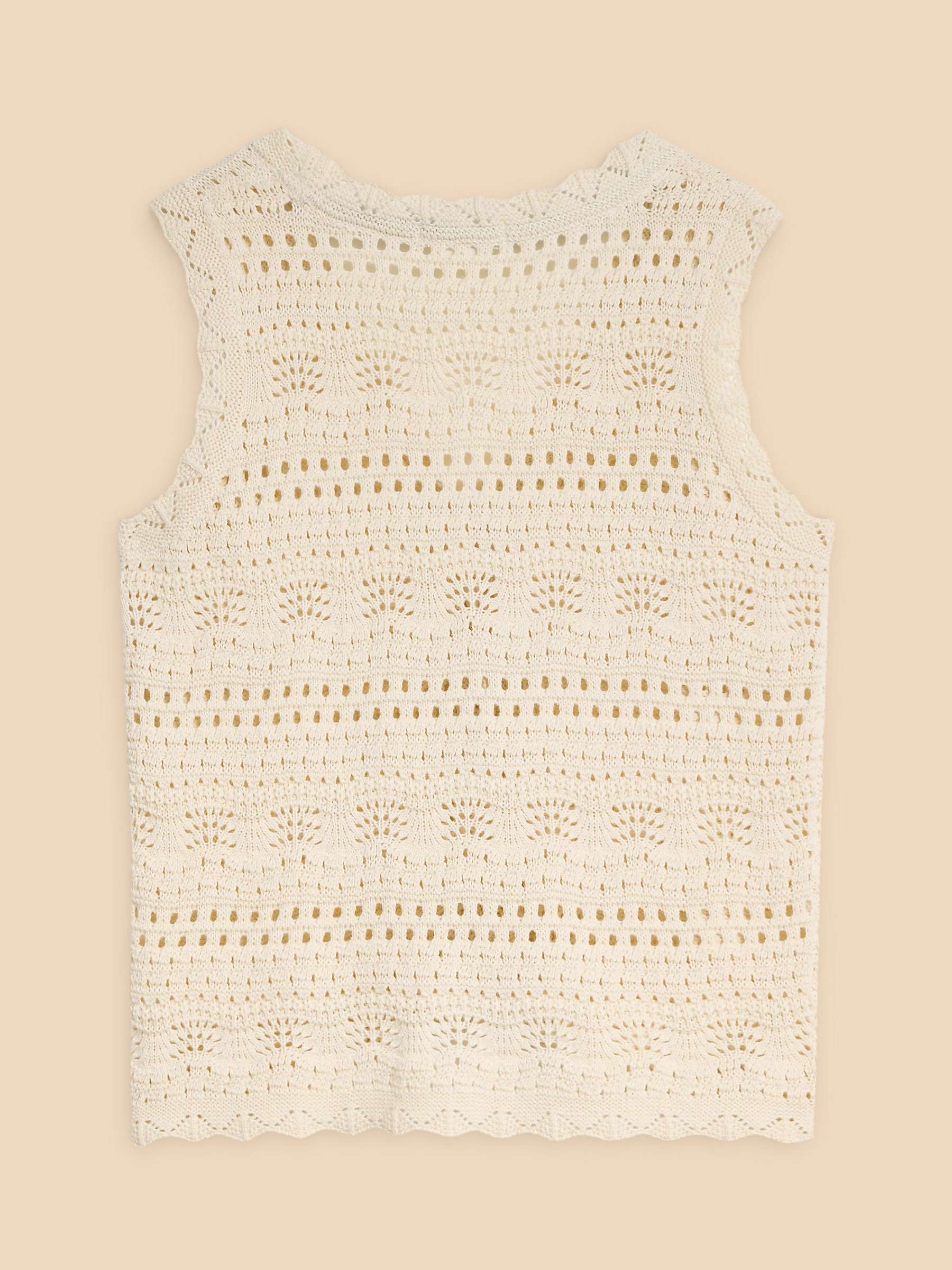 Buy White Stuff Pippa Cotton Waistcoat, Nat White Online at johnlewis.com