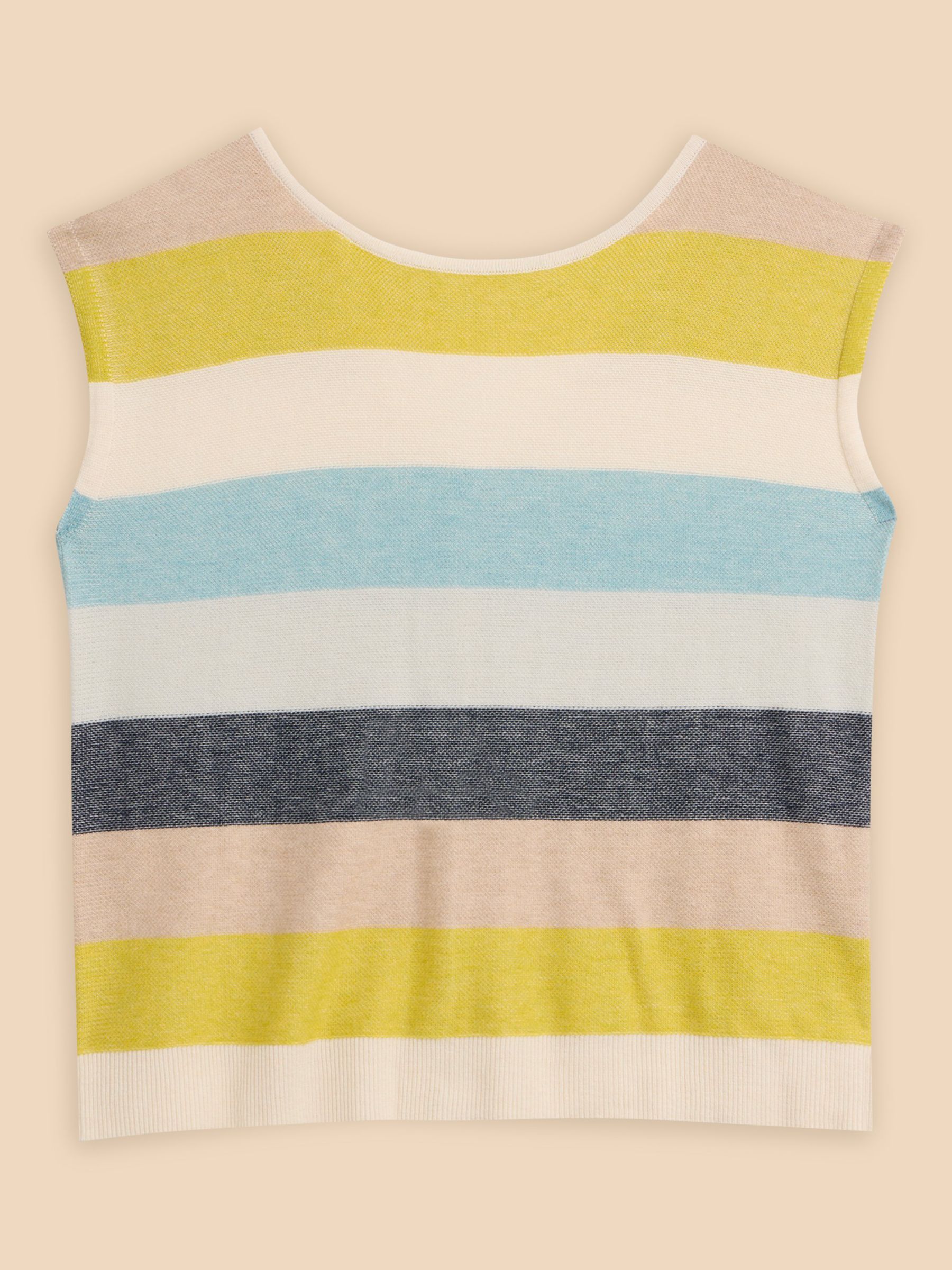 Buy White Stuff Layla Striped Knitted Tank Top, Multi Online at johnlewis.com