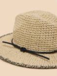 White Stuff Summer Fedora, Natural