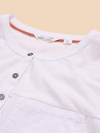 White Stuff Beth Cotton Jersey T-Shirt, Brilliant White