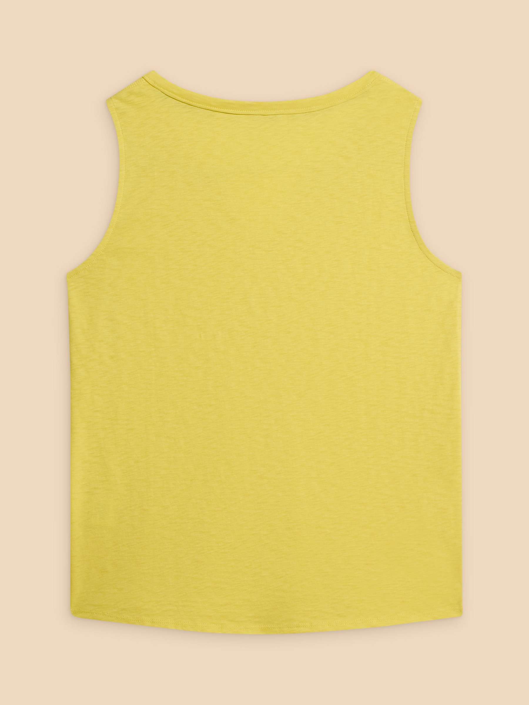 Buy White Stuff Laila Cotton Vest, Mid Yellow Online at johnlewis.com
