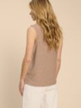 White Stuff Estrella Cotton Blend Vest Top, Natural