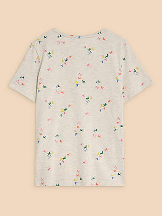 White Stuff Abbie Bird T-Shirt, Neutral