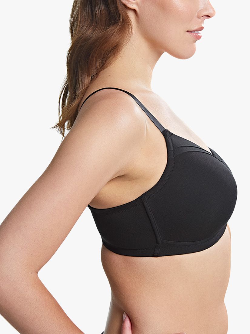 Royce Maisie Moulded Non-Wired T-Shirt Bra, Navy at John Lewis
