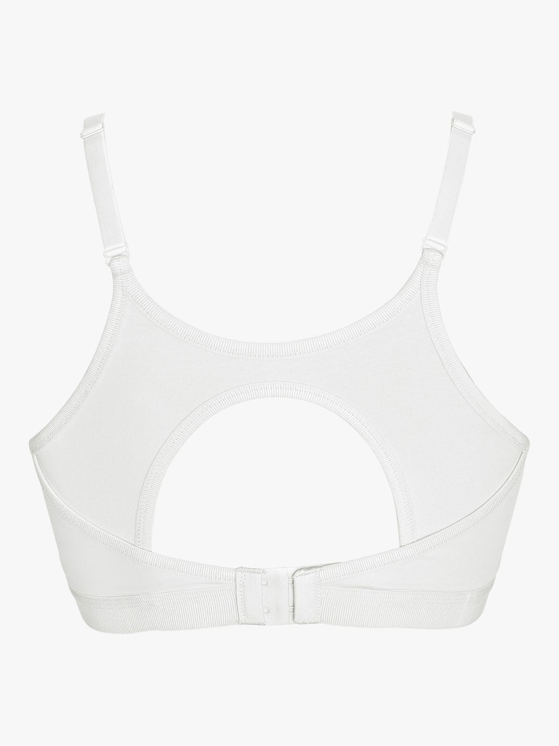 Buy Royce Lola Crop Top Non-Wired Bra, Pack of 2, Peach/White Online at johnlewis.com
