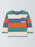 John Lewis ANYDAY Baby Wide Stripe Top, Multi