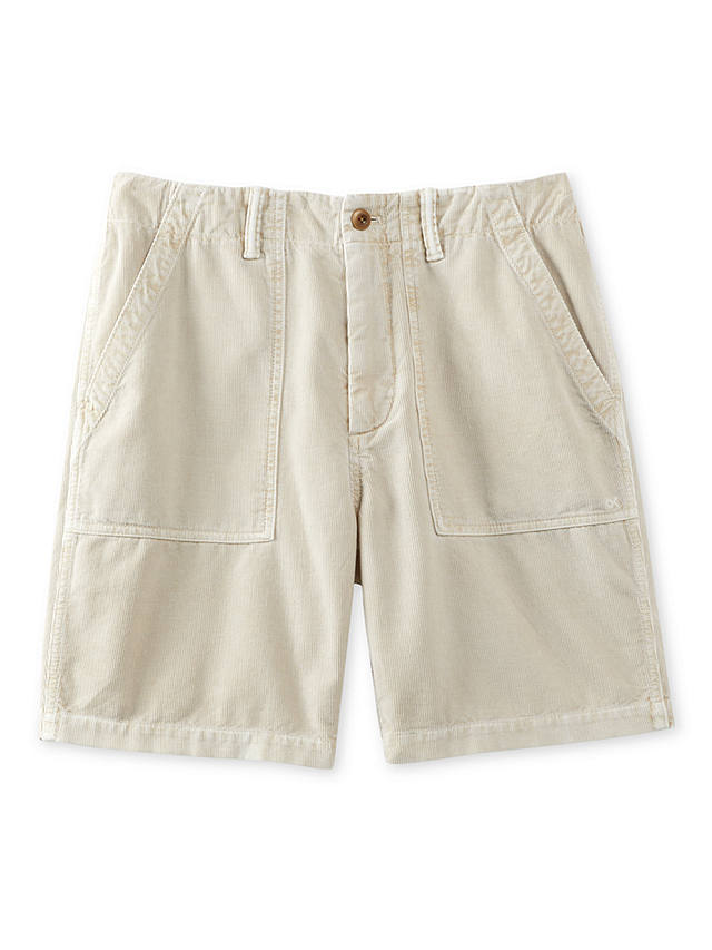 Outerknown Cord Organic Cotton 70s Classic Shorts, Ecru