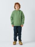 John Lewis Kids' Plain Pullover Hoodie, Green