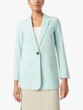 Soaked In Luxury Corinne Notch Lapel Regular Fit Blazer, Surf Spray