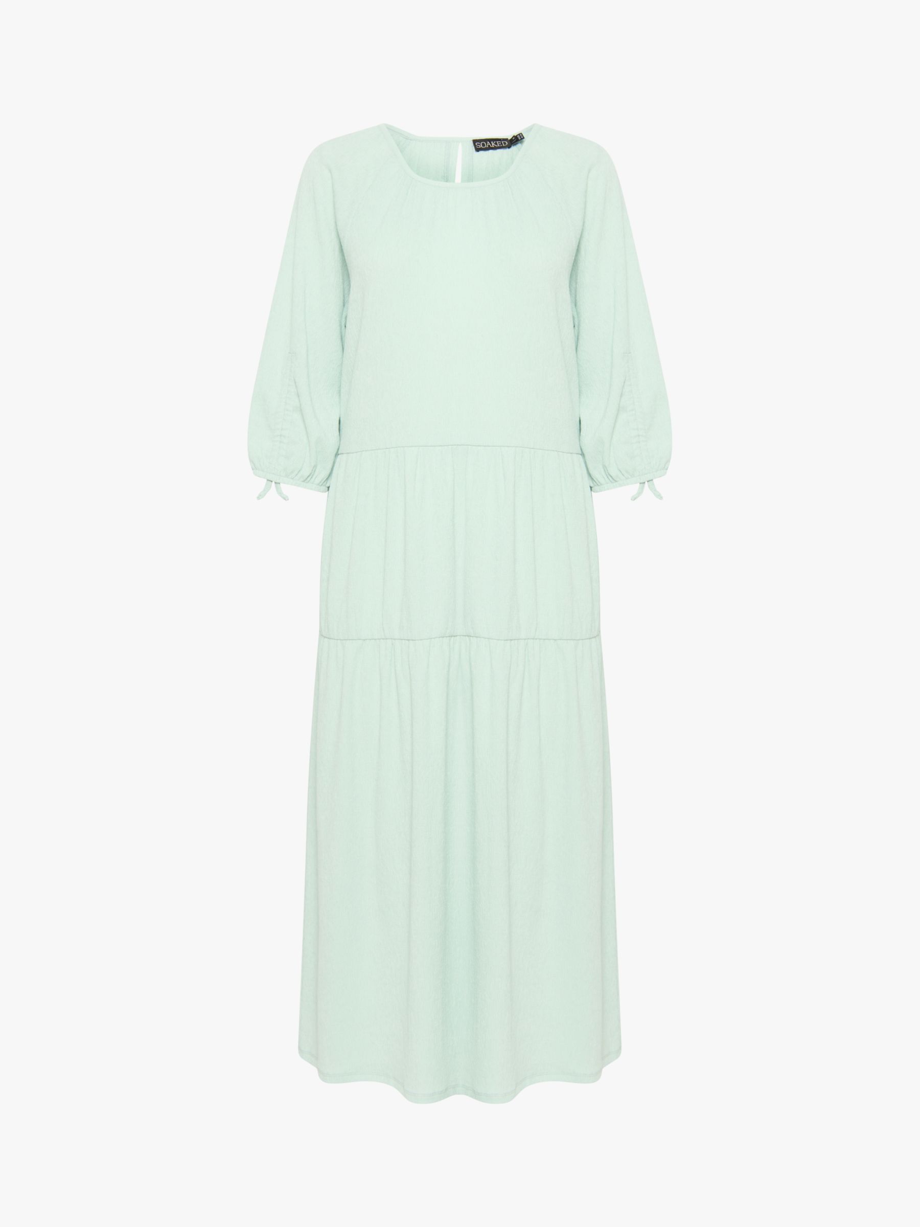 Buy Soaked In Luxury Catharina Tiered Maxi Dress, Surf Spray Online at johnlewis.com