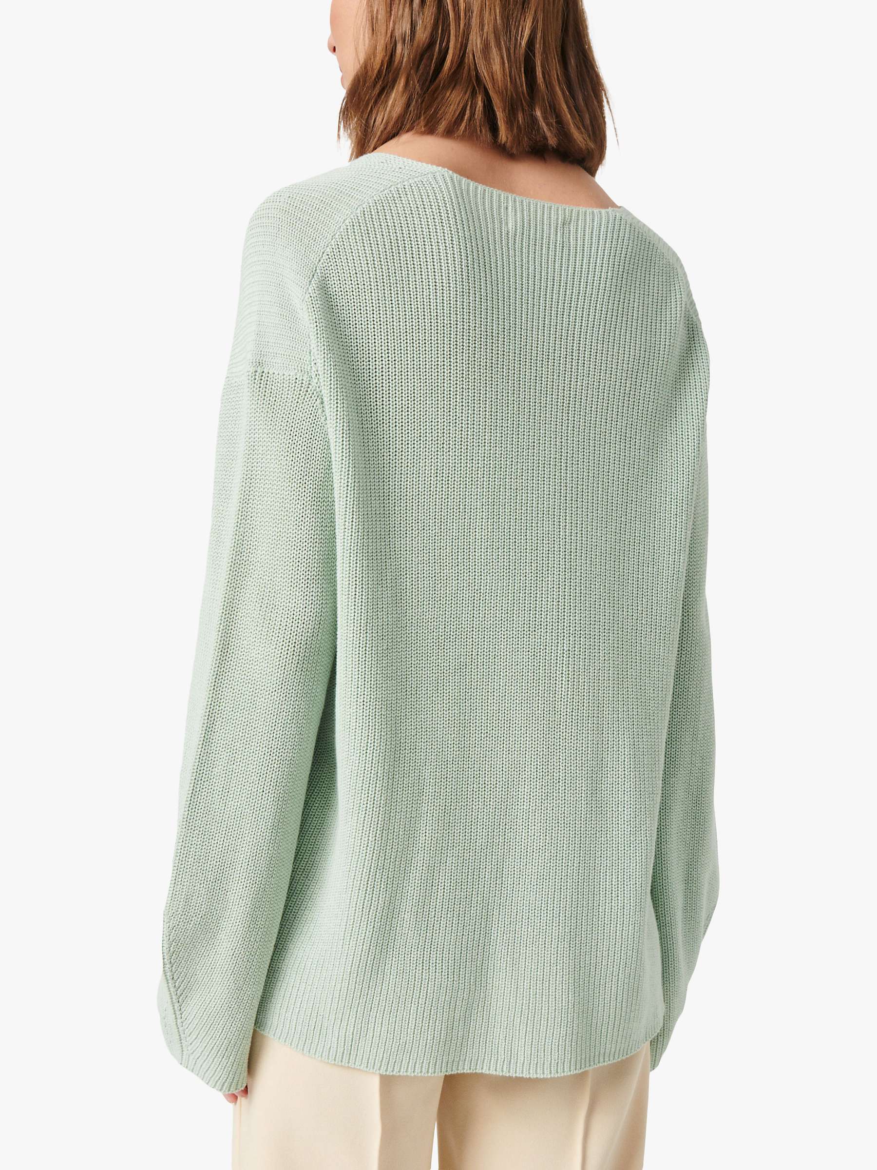 Buy Soaked In Luxury Tuesday V-Neck Relaxed Fit Jumper, Surf Spray Online at johnlewis.com