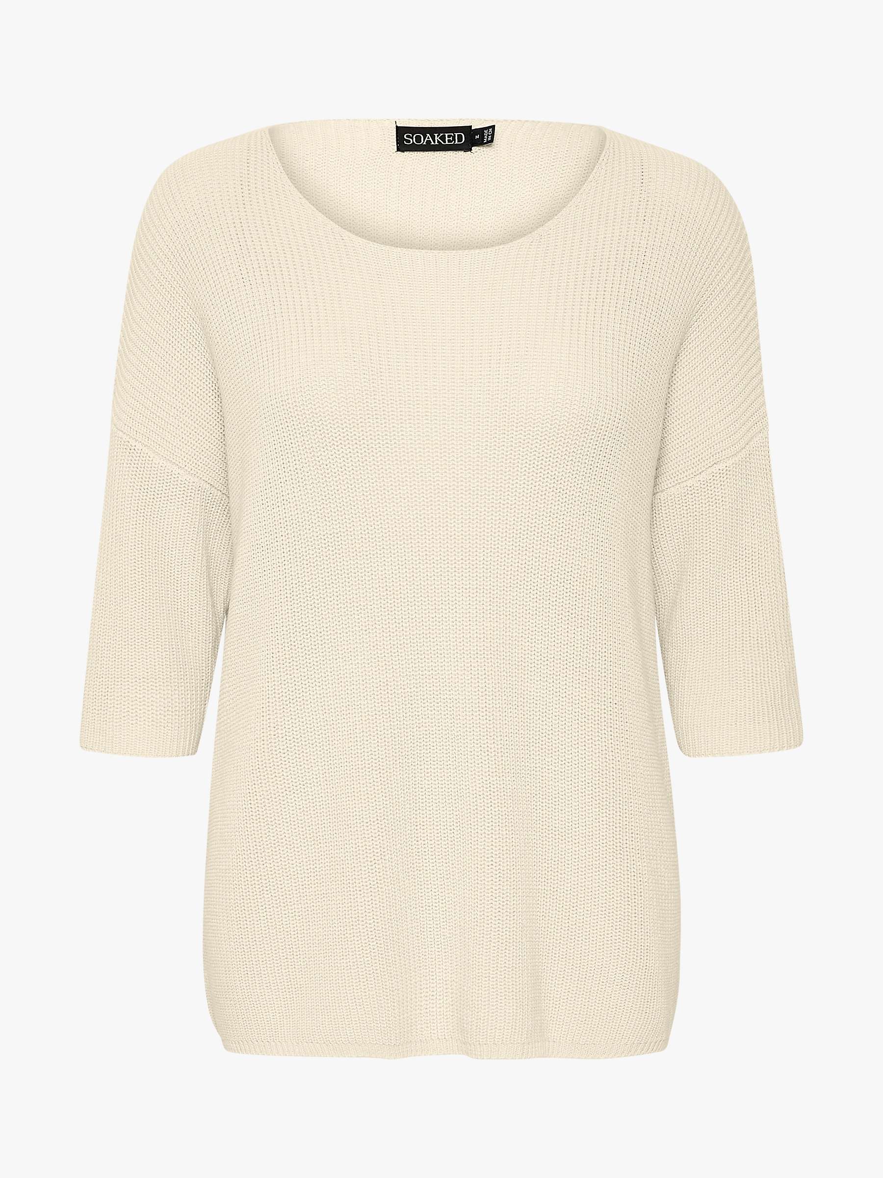 Buy Soaked In Luxury Tuesday Half Sleeve Jumper, Whisper White Online at johnlewis.com
