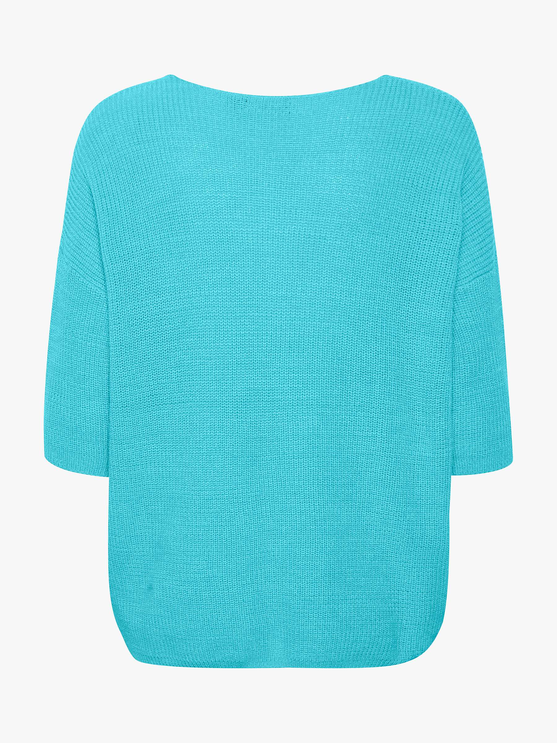 Buy Soaked In Luxury Tuesday Cotton Blend Half Sleeve Jumper, Sea Jet Online at johnlewis.com