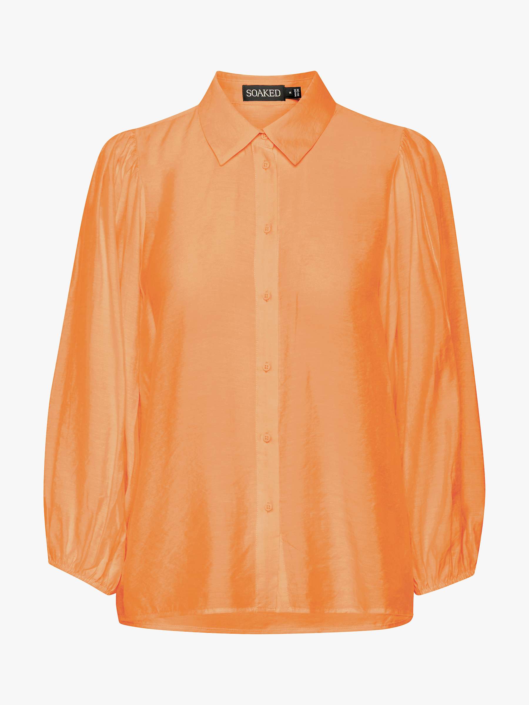 Buy Soaked In Luxury Leodora Cropped Sleeve Buttons Shirt Online at johnlewis.com