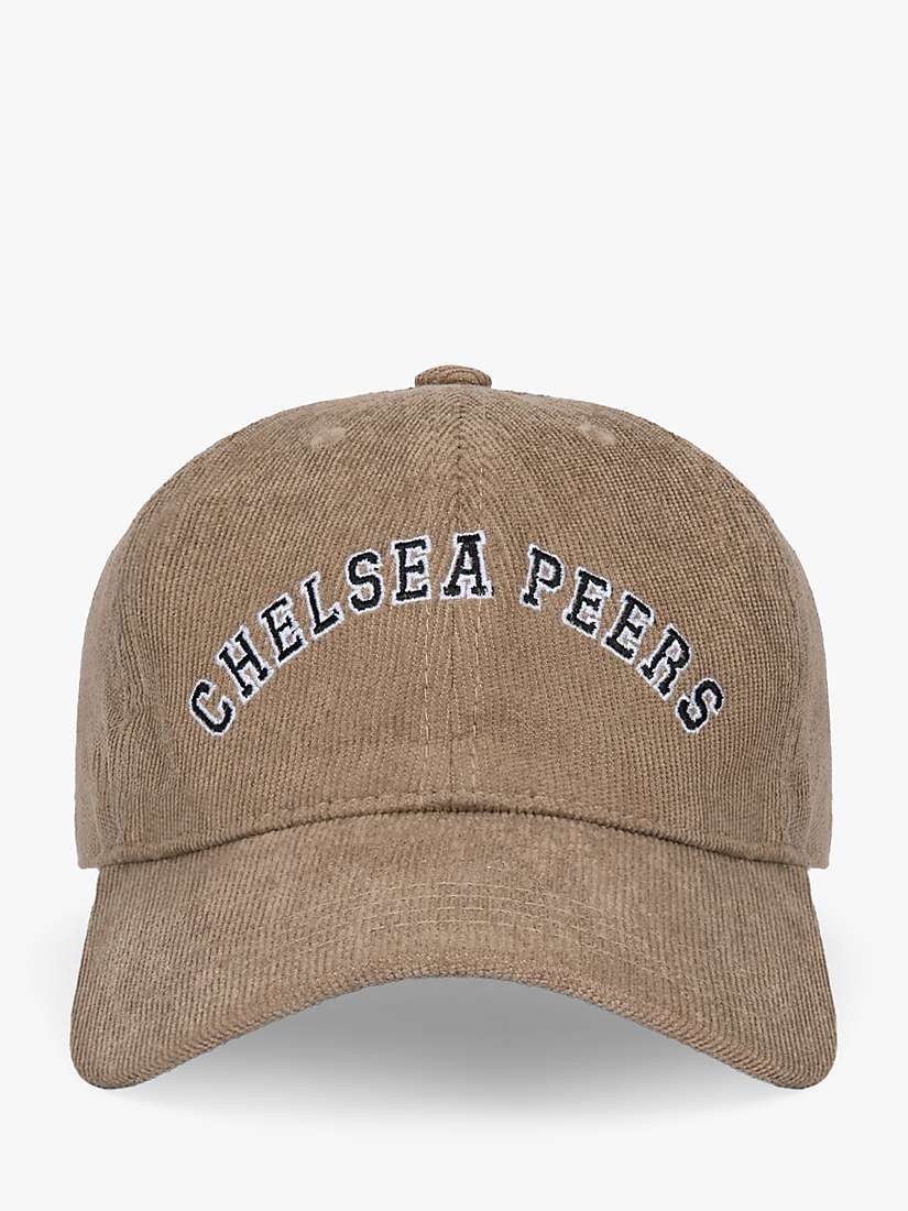 Buy Chelsea Peers Corduroy Baseball Cap, Camel Online at johnlewis.com
