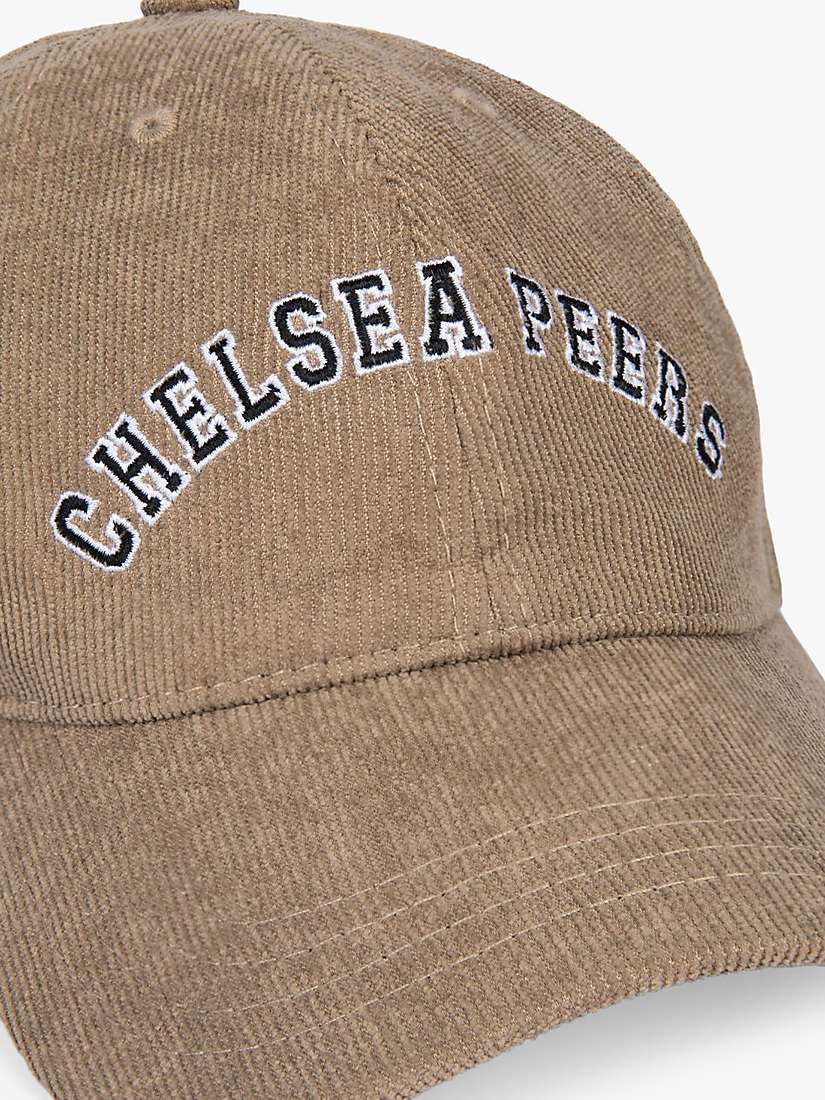 Buy Chelsea Peers Corduroy Baseball Cap, Camel Online at johnlewis.com