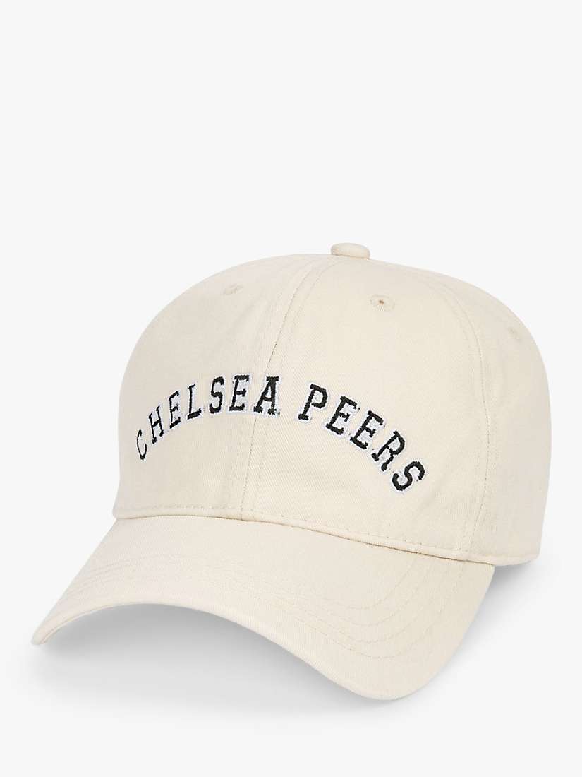 Buy Chelsea Peers Cotton Logo Baseball Cap, Grey Online at johnlewis.com