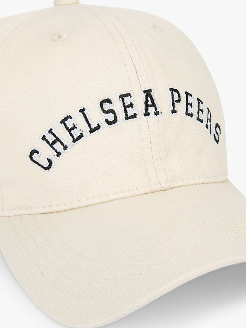 Buy Chelsea Peers Cotton Logo Baseball Cap, Grey Online at johnlewis.com