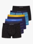 Paul Smith Stripe & Letters Trunks, Pack of 3, Multi