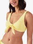 Accessorize Bunny Tie Bikini Top, Yellow