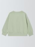 John Lewis Kids' Sequin Bunny Sweatshirt, Aqua Green