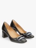 L.K.Bennett Carpella Patent Leather Court Shoes, Black