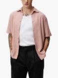 J.Lindeberg Torpa Airy Short Sleeve Shirt, Powder Pink