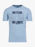 Raging Bull No Fear Just Train T-Shirt, Sky Blue