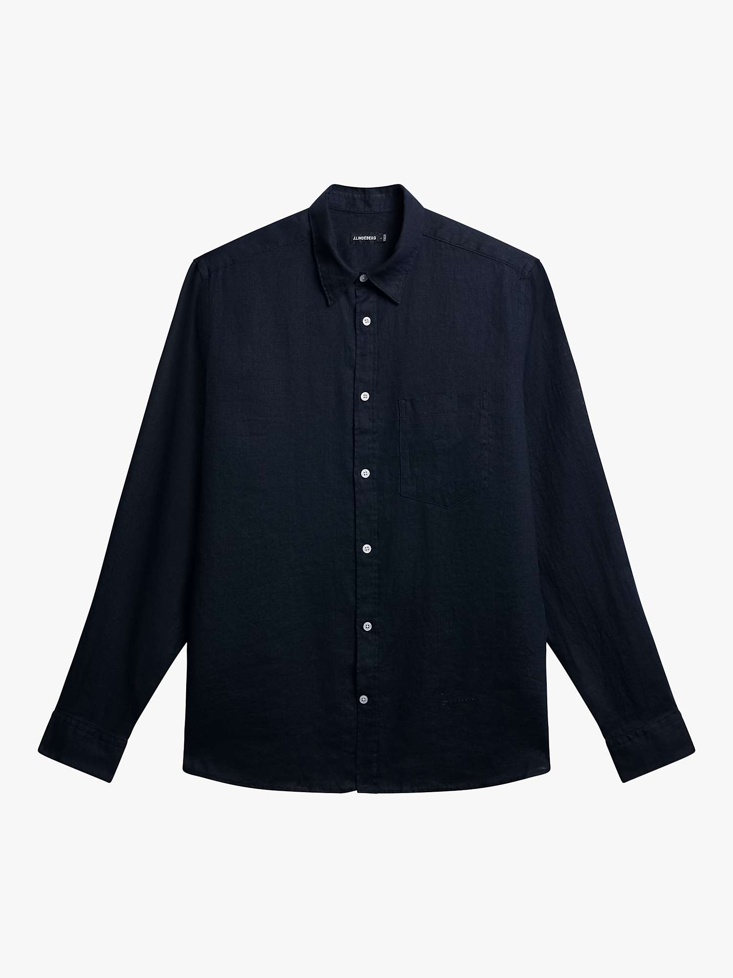 Buy J.Lindeberg Regular Fit Long Sleeve Linen Shirt Online at johnlewis.com