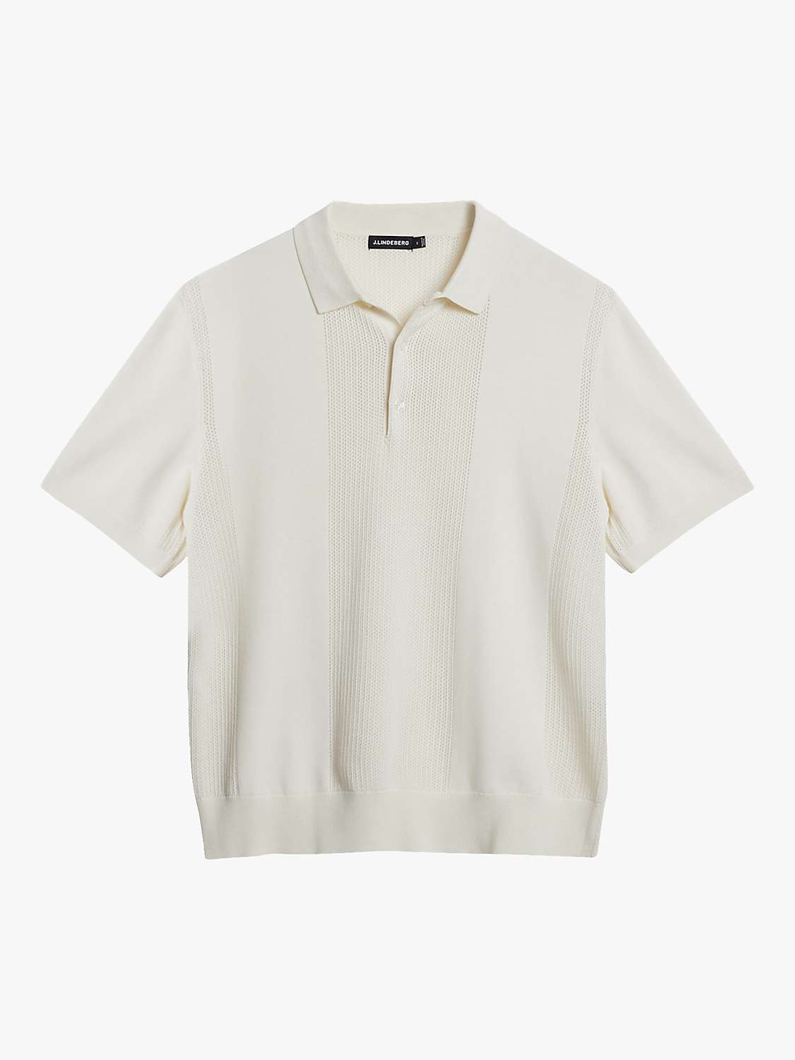 Buy J.Lindeberg Reymond Solid Polo Shirt, Cloud White Online at johnlewis.com