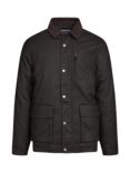 Raging Bull Wax Effect Cord Collar Jacket, Brown