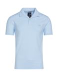 Raging Bull Feeder Stripe Jersey Polo Shirt, Sky Blue, Sky Blue