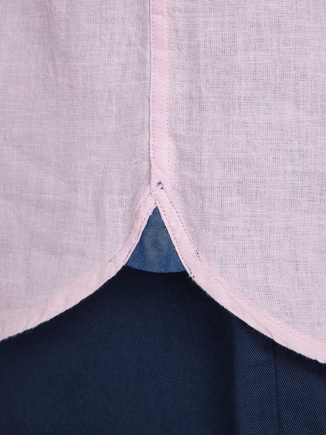 Buy Raging Bull Classic Linen Blend Short Sleeve Shirt, Pink Online at johnlewis.com