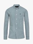 Raging Bull Long Sleeve Gingham Check Shirt, Forest