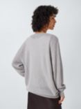 AND/OR Blythe Wool Blend V-Neck Jumper, Light Grey