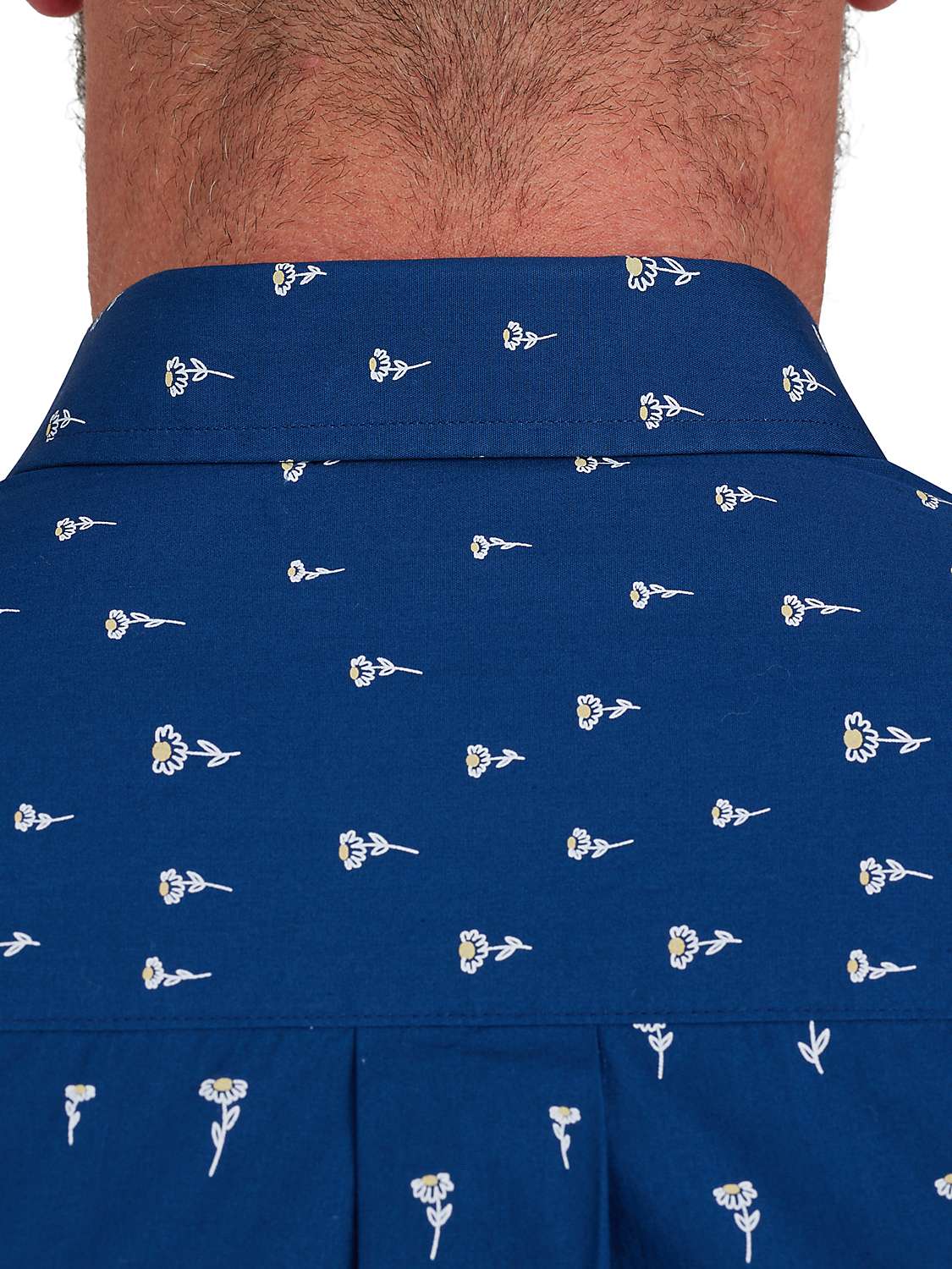 Buy Raging Bull Short Sleeve Daisy Print Poplin Shirt, Navy Online at johnlewis.com
