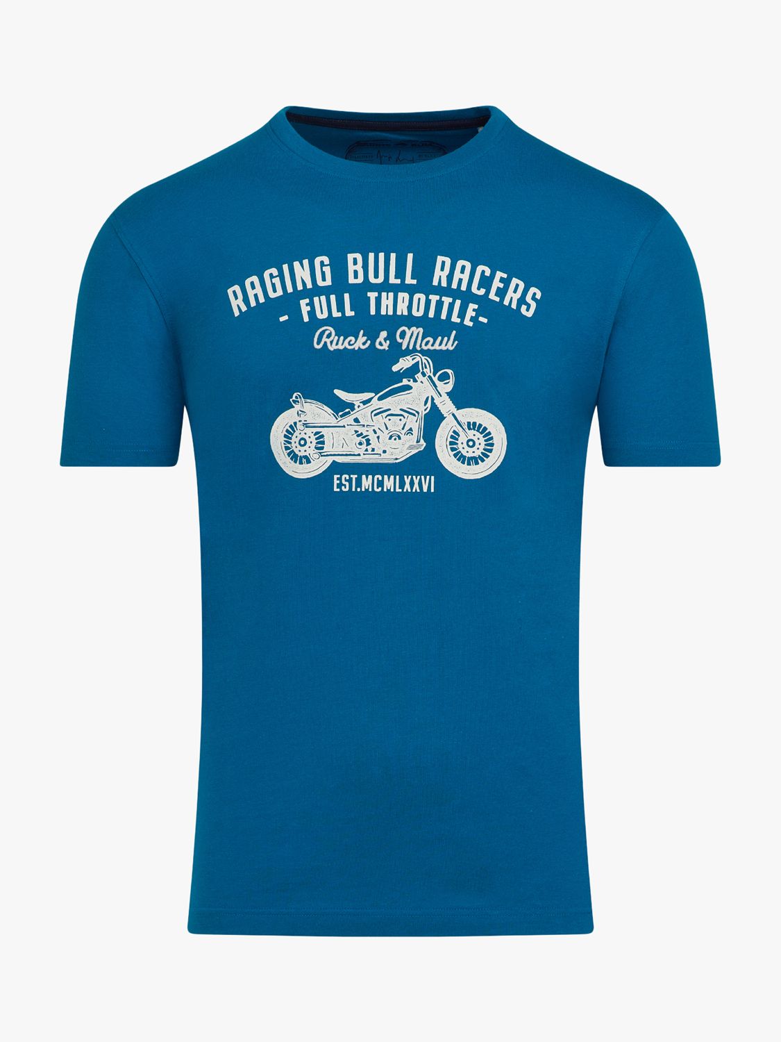 Raging Bull Racers T-Shirt, Petrol, XXXXL